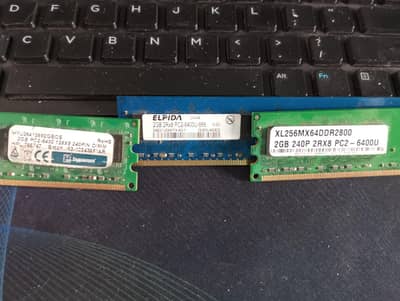 2gb ddr2 three sticks
