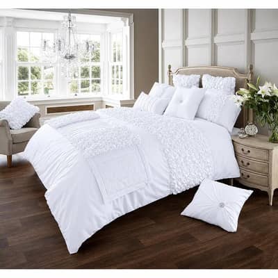 14 PCs crystal cotton patchwork bridal set