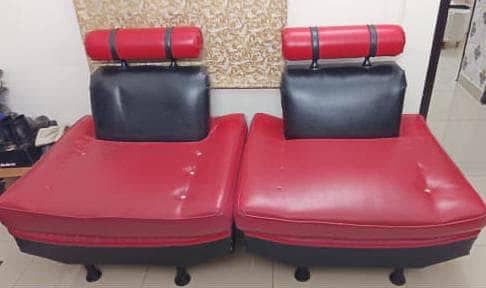 Leather sofa set 0