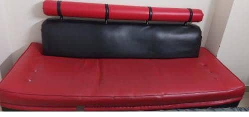 Leather sofa set 1