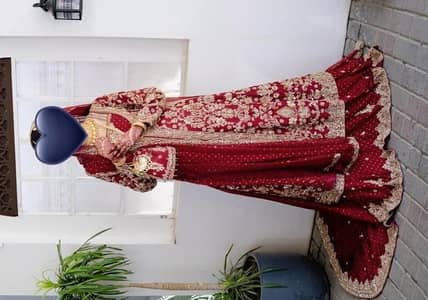 Dress is made by design inspired from Faiza Saqlain. dress worn once