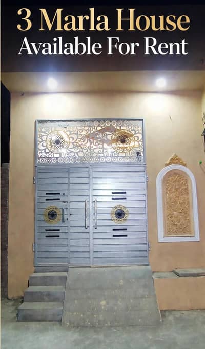 3 Marla Single Storey Brand New House For Rent