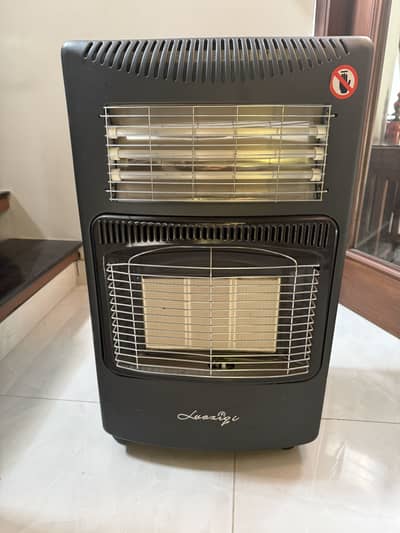 2 in 1 gas + electric rod heater.