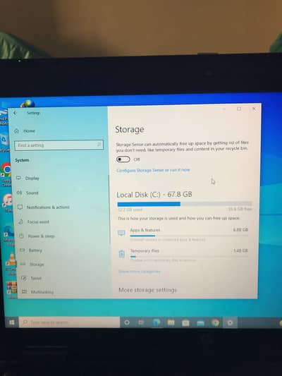 HP LAPTOP 6570B 8GB RAM 128GB SSD +320GB HARDDISK