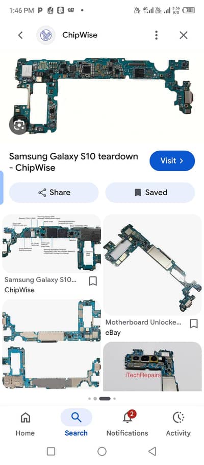 Samsung Mobile S10 Plus bord cahiuy