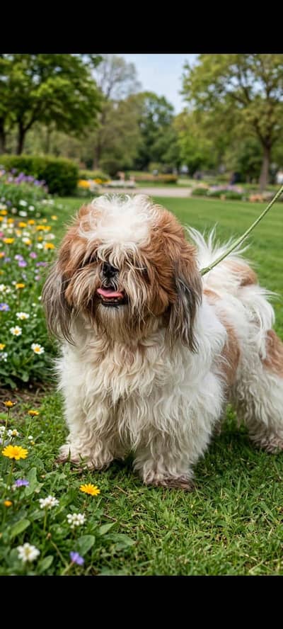 cute shihtzu dog male age 12 months for sale available