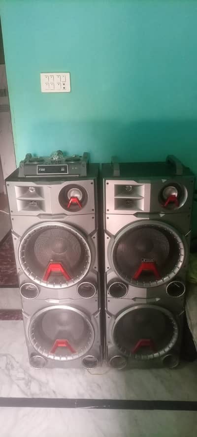 Xtreme Dual Tower Party Speakers System – Powerful Bass & DJ Sound