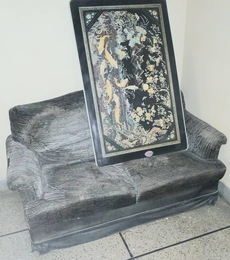 4 Seater Sofa Set with Table 1