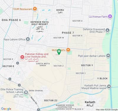 Plot No-723 Block Z1 - 1 Kanal Plot On Top Location of Phase 7 DHA Lahore For Urgent Sale