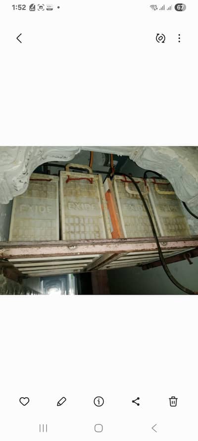 Exide batteries in good condition