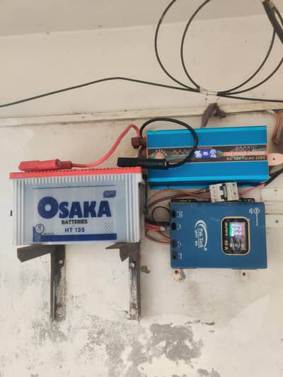solar inverter setup sale | 6000W alkaram car inverter+ pakteck mppt 8