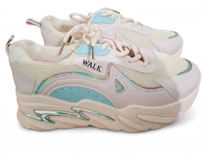 walk chunky sneakers - pink new.  girl's Fashion shoes