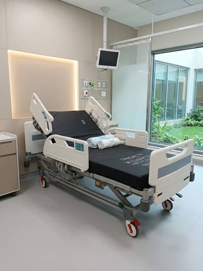 Electric Patient Bed Enterprise 8000 Made in US with Imported Mattress