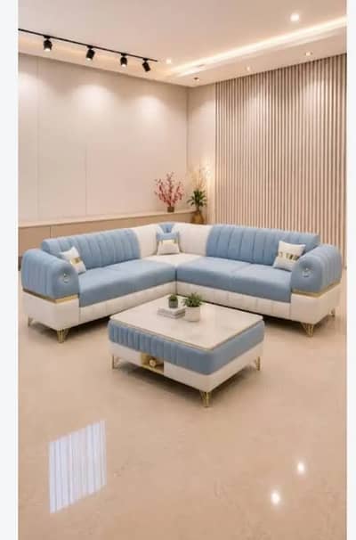 L-Shape Sofa for Sale | Corner Sofa Set| Luxury 5 Seater Sofa Set