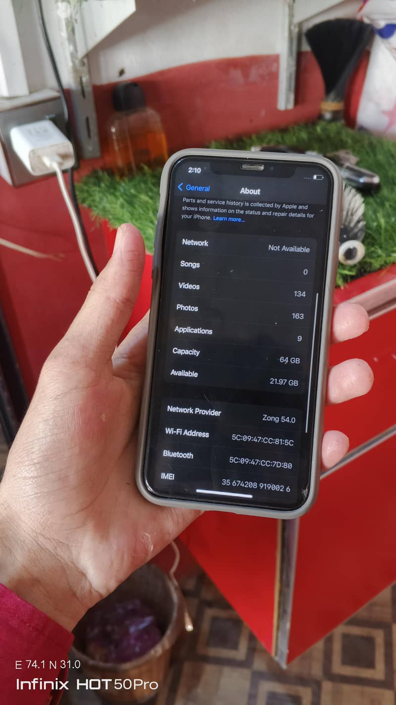 iPhone x use 6
