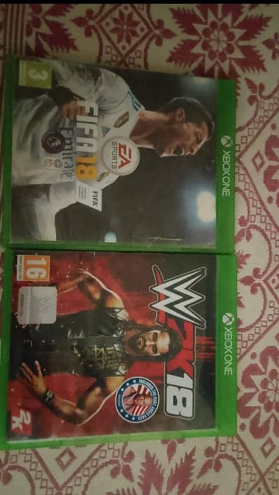 Xbox WWE 2k18 and Fifa 18 For sale