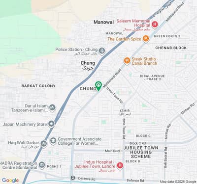 Facing Canal Excellent Location Commercial Plot For Sale