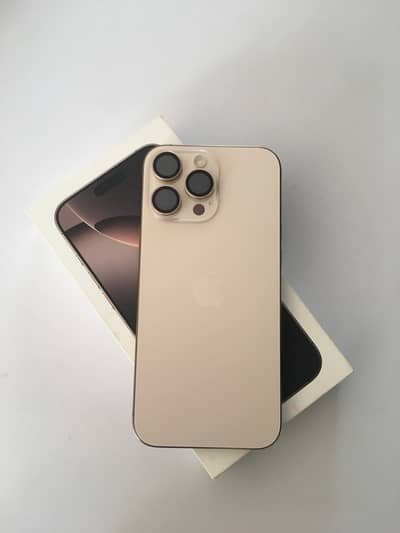 iPhone 16 Pro Max 256GB Desert Titanium | Qatar FU | Physical SIM