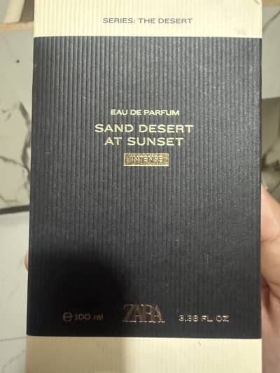 Zara men sand desert at sunset