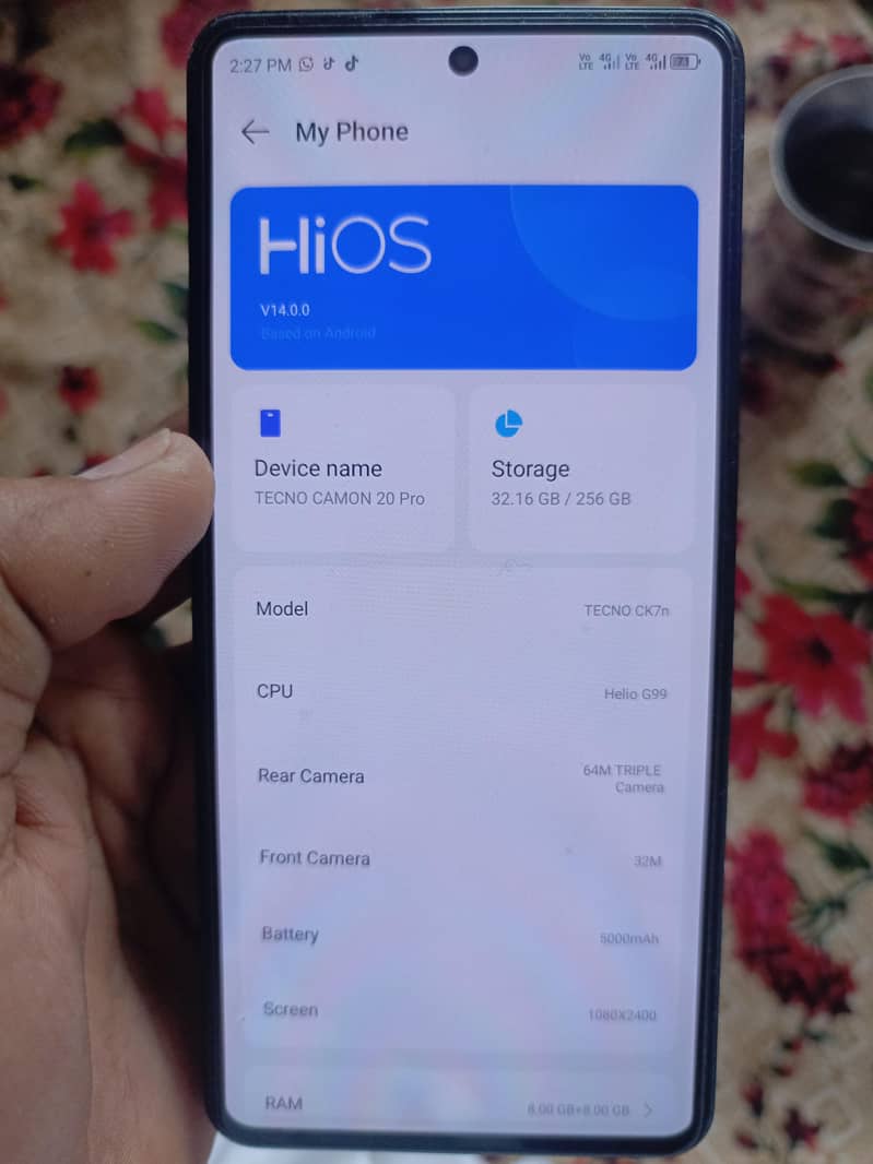 Tecno CAMON 20 Pro 1