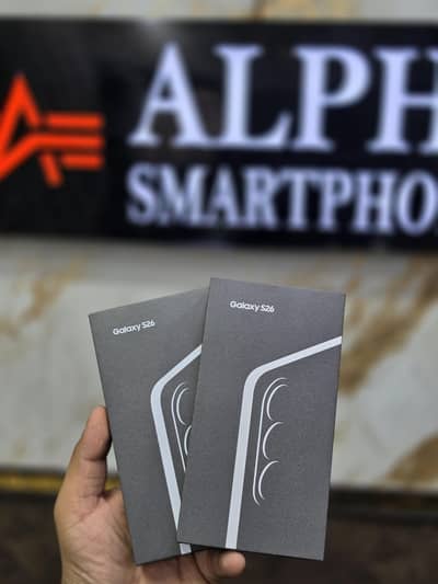 Samsung Mobile S26 box pack 12gb 256gb