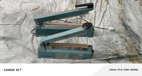 2  Plastic Bag Sealing Machines