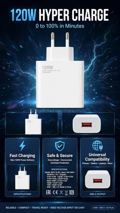 120watt very good quality adapter