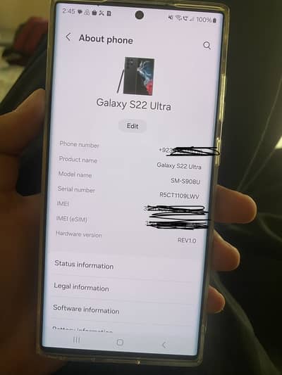Samsung Mobile S22 Ultra