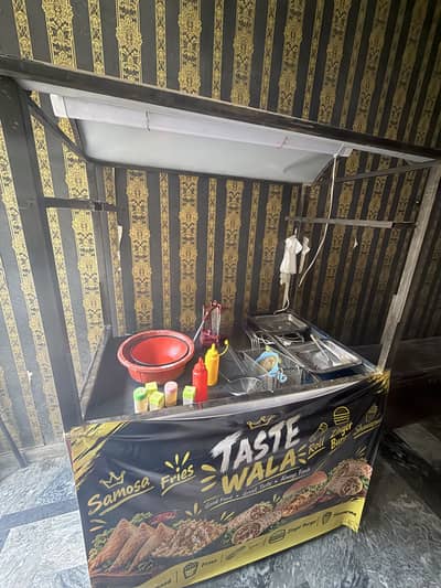 Burger Shawarma Roll Chips Samosa Counter Setup | Fries Counter setup