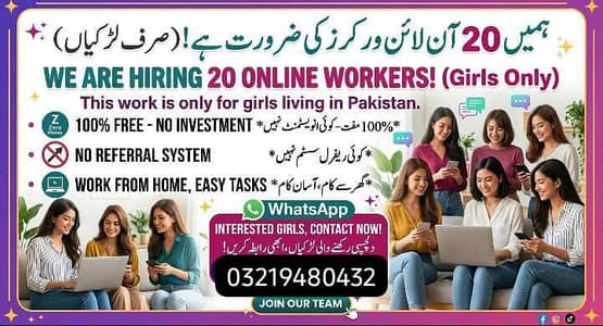 Work fro5 home opportunity for girls