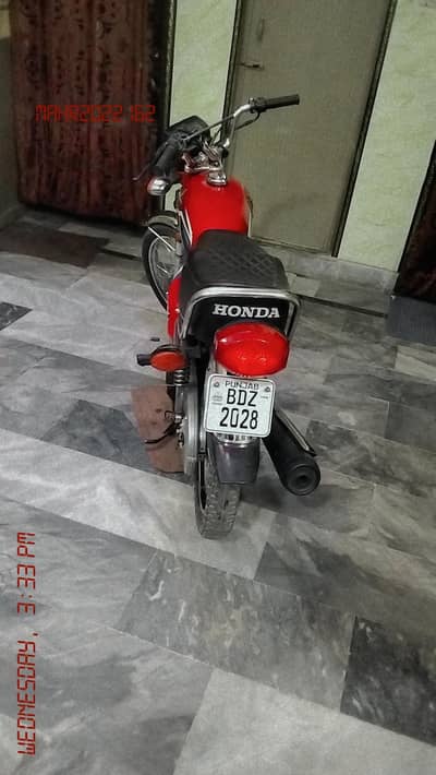 honda 125 22 model