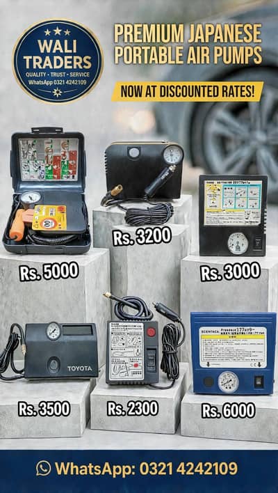 Japanese Car Pulled Air Pumps