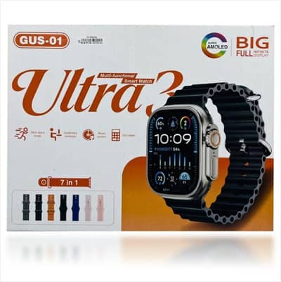 Ultra 3 smart watch 7 in 1