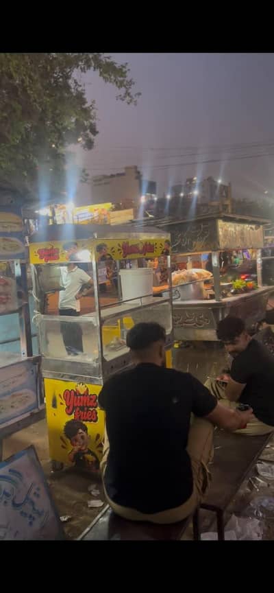 fries stall stainless steel