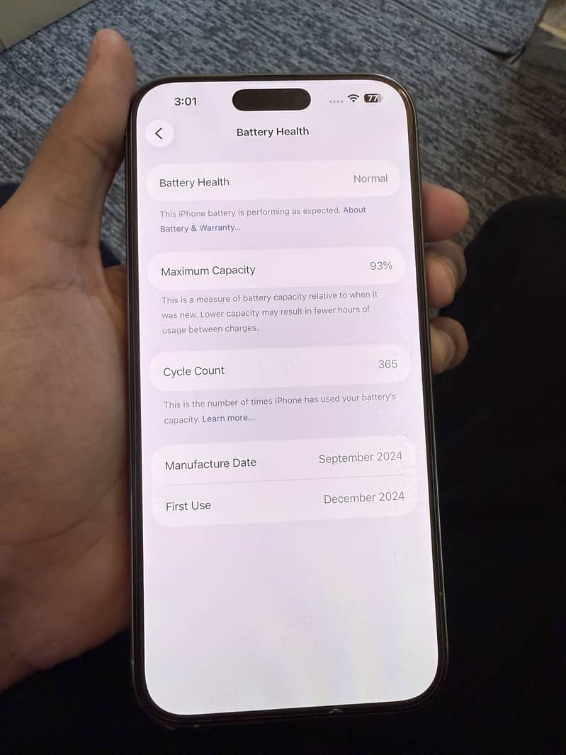iPhone 16 Pro Max with box 1