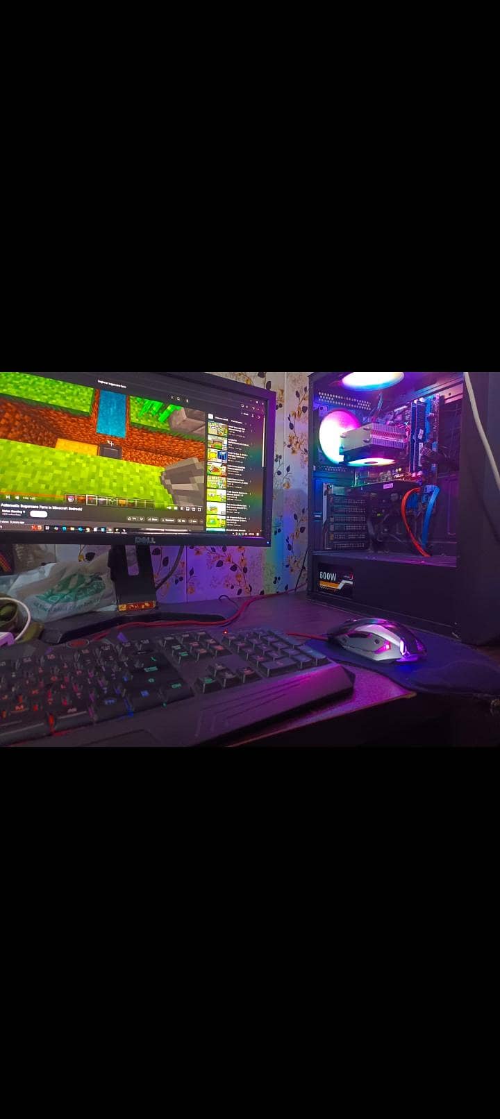 Gaming PC ( 6 fans RGB gaming sonic case ) 4