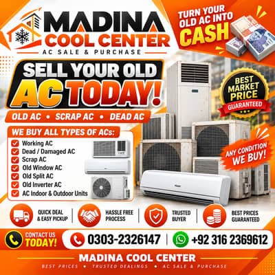 Old Ac | Scrap Ac | Window Ac | Inverter Ac | Split Ac | Dead Ac | Ac