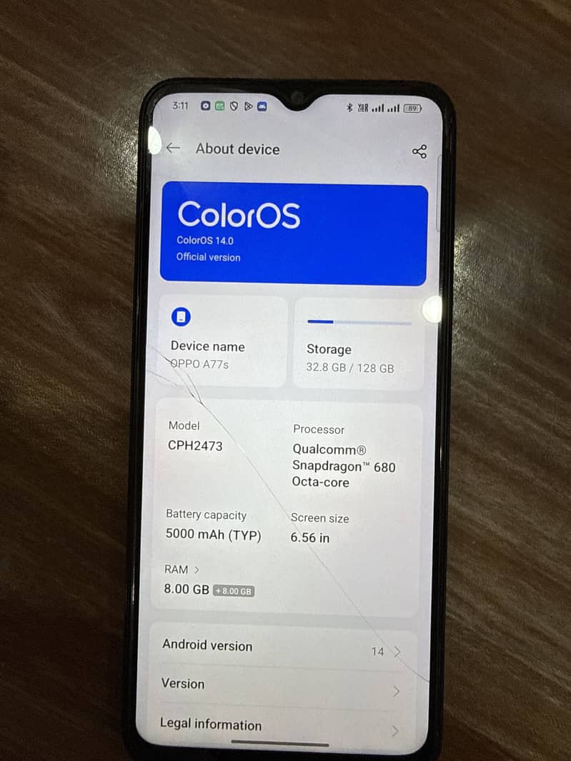 OPPO A77s 1