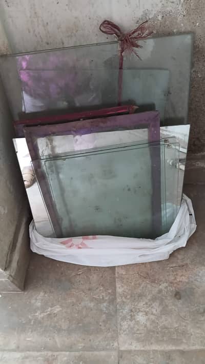 Glass, Mirror & Art Paper, wire , glitter