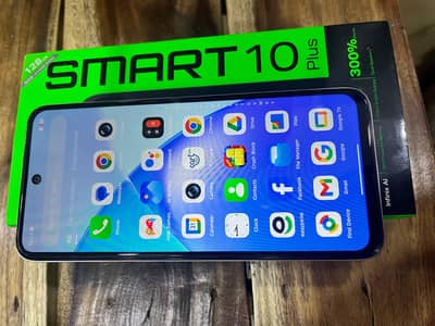 Infinix Smart 10 plus 4/128 8 Month official warranty PTA approved