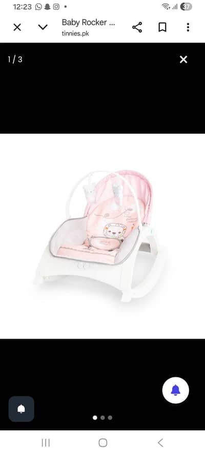 tinnies baby rocker seat