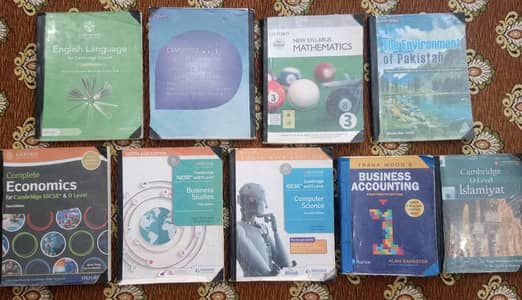 O Level Books Set – 15 Books + Topicals & Past Papers