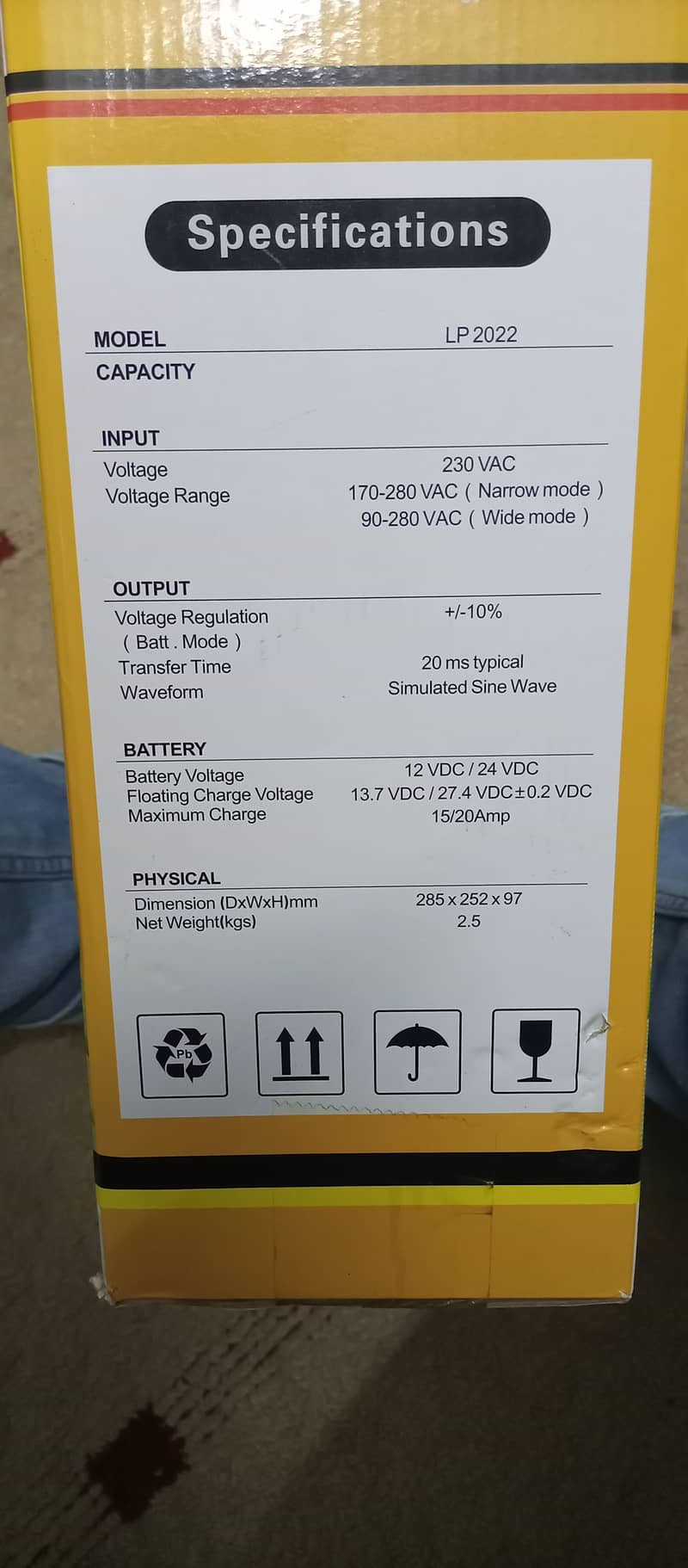 UPS 800W 2