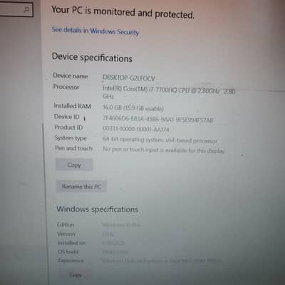 MSI Gaming Laptop – Intel Core i7 7th Gen | 6GB 1060 Graphics