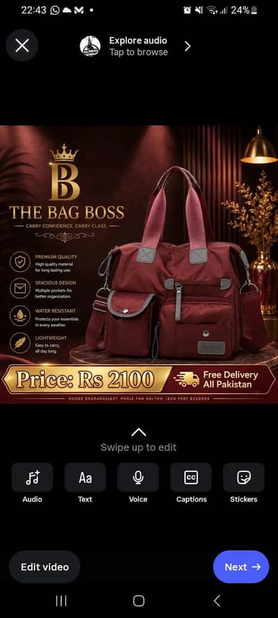 primuam handbag