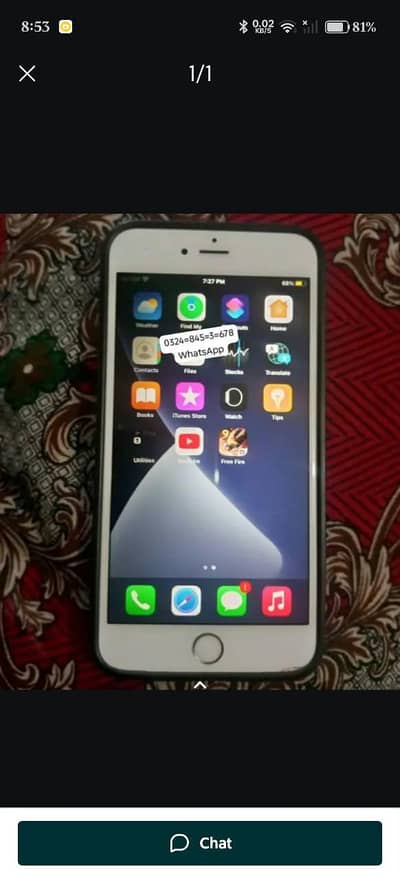 ‎I phone 6s pta Approvd 64gb WhatsApp number pick me. Hai