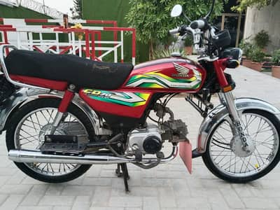 Honda CD 70 2023 – All OK / Genuine Engine – Urgent Sale,