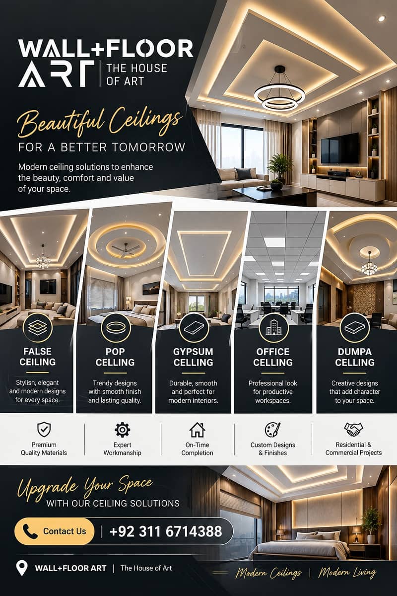 false ceiling/Pop Celling//gypsum Celling/office Celling/dumpa Celling 0