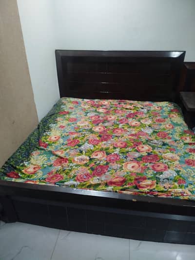 Double bed with mattress for sale