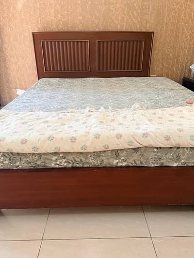 Wooden bed